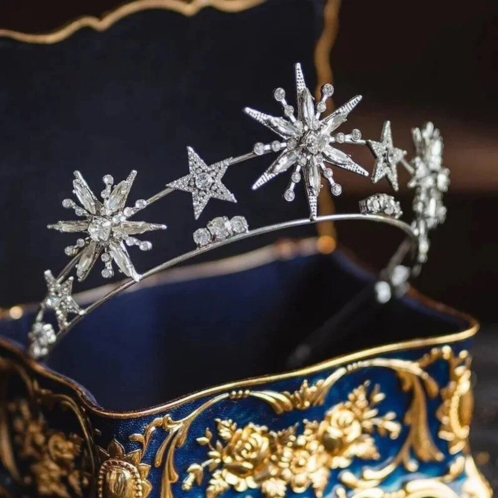 Bridal Tiara Headpiece Royal Queen Crowns